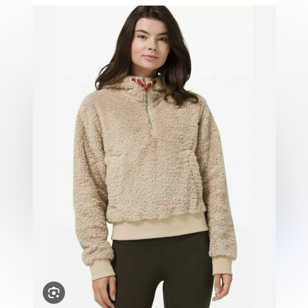 lululemon athletica Cream Sherpa Jacket